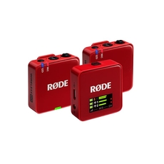 RODE Wireless GO 3RD GEN Red Ασύρματο Μικρόφωνο Πέτου (Σετ)