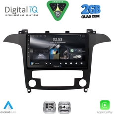 DIGITAL IQ RSD 1175_CPA CLIMA (9inc) MULTIMEDIA TABLET for FORD SMAX mod. 2006-2014