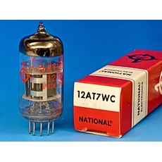 JAN PHILIPS 12AT7WC / WB / ECC81 / 6201 JAN USA mil spec