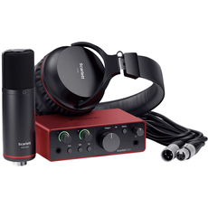 Focusrite Scarlett Solo Studio 4th Gen - Ολοκληρωμένο πακέτο με Κάρτα Ήχου + Μικρόφωνο + Ακουστικά  153100154