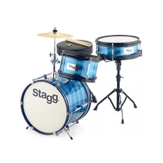 STAGG TIM JR 3/12B BL Ακουστικό Drum Set Junior με Πιατίνια