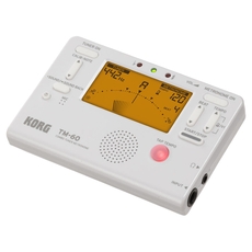 Korg TM-60 Digital Tuner/Metronome - White