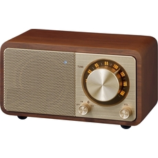 Sangean WR-7 Cherry (Genuine Mini) - Ραδιόφωνο Bluetooth με ξύλινη καμπίνα