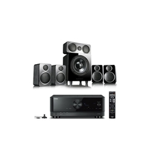 YAMAHA RX-V4A Δικτυακός Ραδιοενισχυτής Home Cinema με ηχεία Wharfedale DX-2 HCP 5.1 Bundle