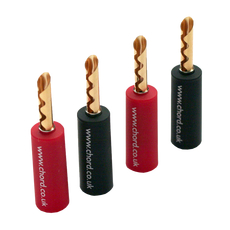 Chord Screw Type Banana Plug (σετ 4 τεμαχιων)