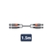 2XF-2XM150 Καλώδιο Ήχου 2 x XLR Female - 2 x XLR Male 1.5m (Τεμάχιο)