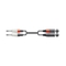 26J-2XM075 Καλώδιο Ήχου 2 x XLR Male - 2 x 6.3mm Mono Jack 0.75m (Τεμάχιο)