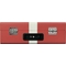 Lenco TT-110 Bluetooth Red/White - Belt Drive - Με ενισχυτή & ηχεία -