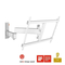 Vogel's TVM 3643 - White - Full Motion (40'' - 77'') 8712285350207