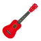 DESALVO DS UKSRD UKELELE SOPRANO RED