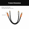 Fosi Audio RCA Cables - 0.3m