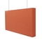 Audiodesigner Acoustic Baffle Lamp Ηχοαπορροφητικό Πάνελ Οροφής με Φωτισμό 120x30x10cm Πορτοκαλί (Τεμάχιο)