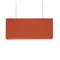 Audiodesigner Acoustic Baffle Lamp Ηχοαπορροφητικό Πάνελ Οροφής με Φωτισμό 120x30x10cm Πορτοκαλί (Τεμάχιο)