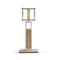 FITUEYES Zen FT65 Morandi Grey Επιδαπέδια Βάση Τηλεόρασης 32"-65" με Ξύλινη Βάση & Ρυθμιζόμενο Ύψος