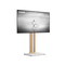 FITUEYES Zen FT65 White Επιδαπέδια Βάση Τηλεόρασης 32"-65" με Ξύλινη Βάση & Ρυθμιζόμενο Ύψος