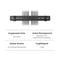 FITUEYES Zen Soundbar Bracket - Black (P11N1431B)