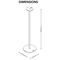 NorStone Speaker Stand for WiiM Sound / Sound Lite Black