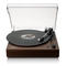 Lenco Record Player LS-15 - Wood Black Με προενισχυτη και Bluetooth