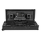 U91111BL Ultimate Flight Case Set AlphaTheta CDJ-3000X/DJM-A9 Black Plus (Laptop Shelf + Wheels) - (8720908562043)