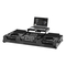 U91111BL Ultimate Flight Case Set AlphaTheta CDJ-3000X/DJM-A9 Black Plus (Laptop Shelf + Wheels) - (8720908562043)