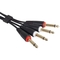 U97004BL ULTIMATE AUDIO CABLESET 1/4 - 1/4 BL 3M