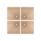 Audiodesigner Maple Pattern Brown Ηχοαπορροφητικά Ξύλινα Πάνελ 50x50x5 cm / 1 τ.μ. (4 Τεμάχια)