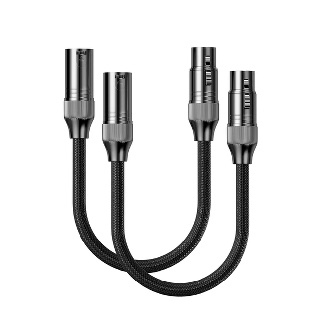 Fosi Audio XLR Cable 0.3m pair