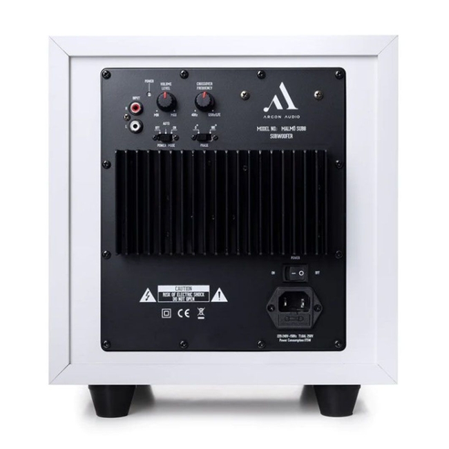 Argon Audio MALMÖ SUB 8 Ενεργό Subwoofer 8" 100W RMS White (Τεμάχιο)