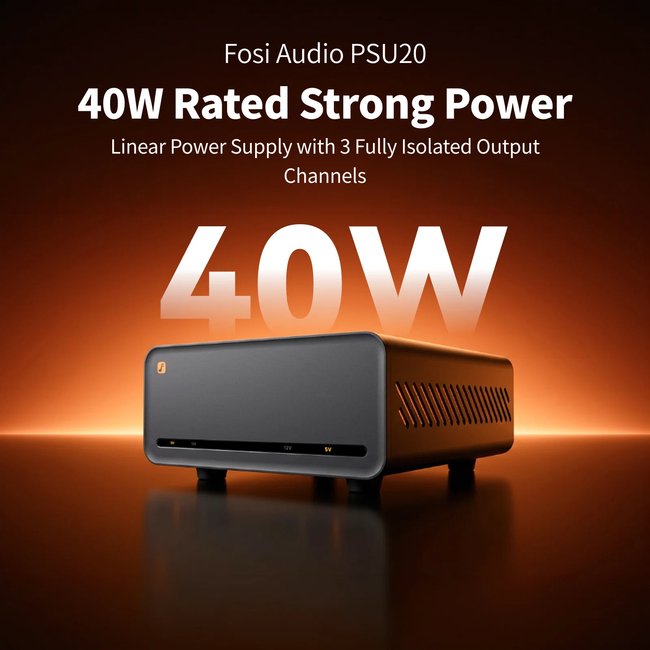 Fosi Audio PSU20 Linear Power Supply 40 watt