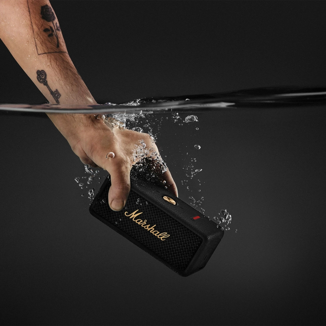 Marshall Emberton III - Black and Brass (7340055402255)