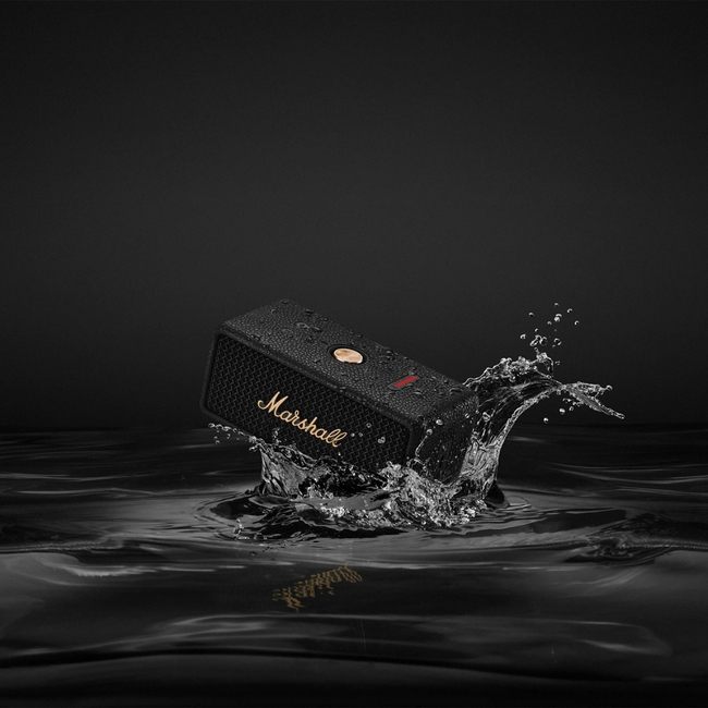 Marshall Emberton III - Black and Brass (7340055402255)