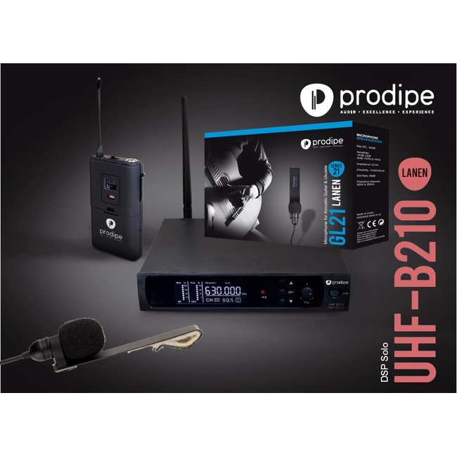Prodipe Pack UHF B210 DSP GL21 Lanen