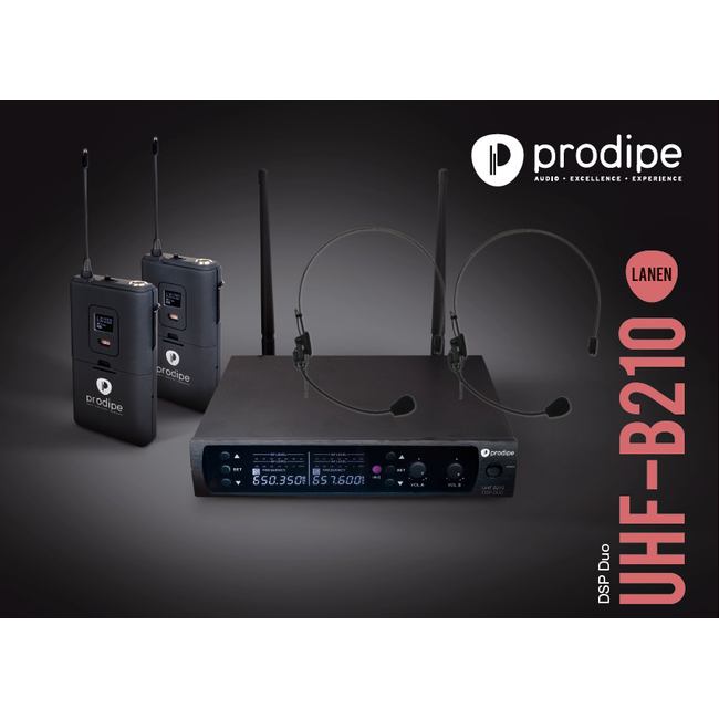 Prodipe UHF B210 DSP Headset Duo