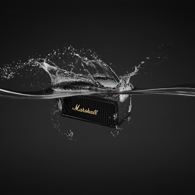 Marshall Emberton III - Black and Brass (7340055402255)