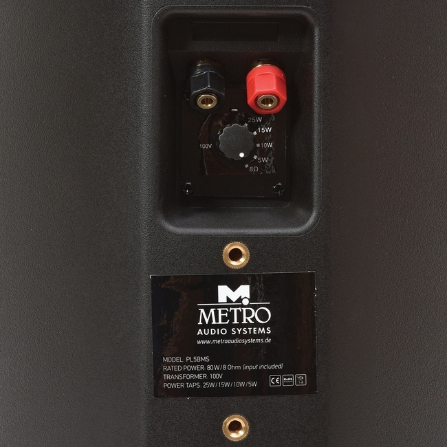 Metro PL5B MS Black - 5inch (Τεμάχιο)