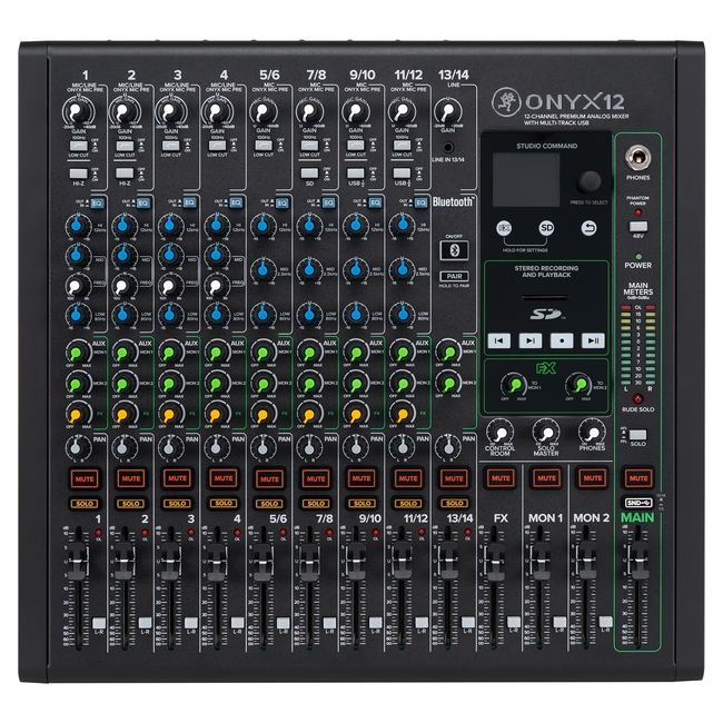 Mackie Onyx 12 - 8 mic 5 stereo USB