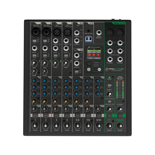 Mackie ProFX10v3+ Αναλογική Κονσόλα Ήχου με Εφέ