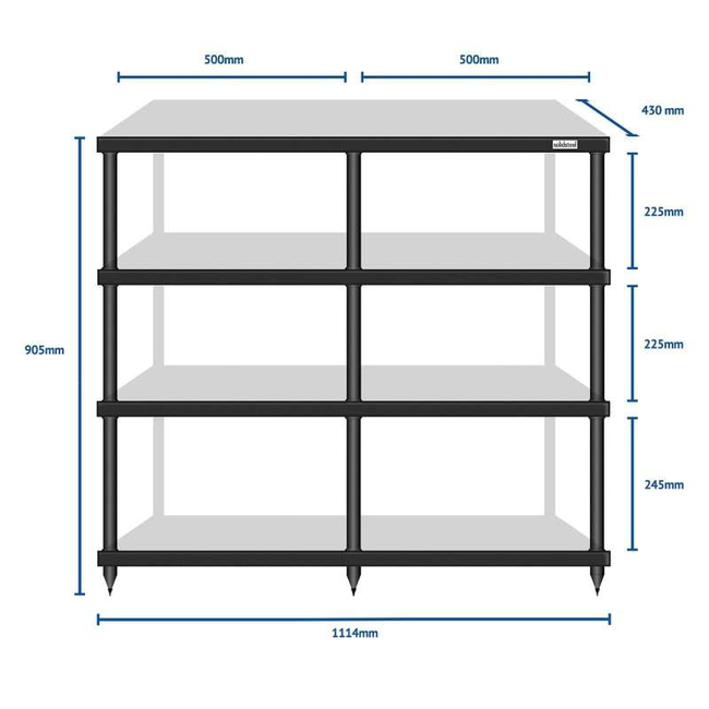 Solidsteel S4-4 - White