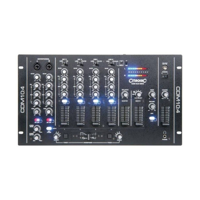 Citronic CDM10:4 MK5 Μίκτης 4 καναλιών με USB (Τεμάχιο)
