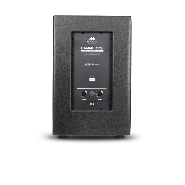 Modern Acoustics Hammer 12P Παθητικό Subwoofer - Μαύρο (5213007196965)