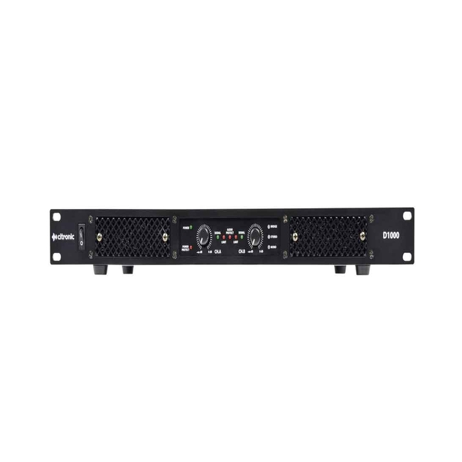 Citronic D1000 Ενισχυτής ισχύος 2 x 500Wrms Class-D (Τεμάχιο)