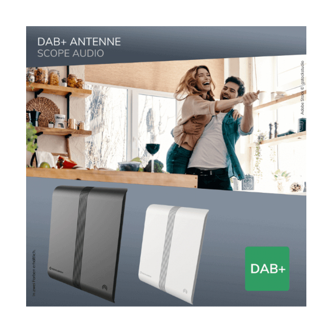 Oehlbach Scope Audio Εσωτερική Κεραία για DAB+ Μαύρο (Τεμάχιο)
