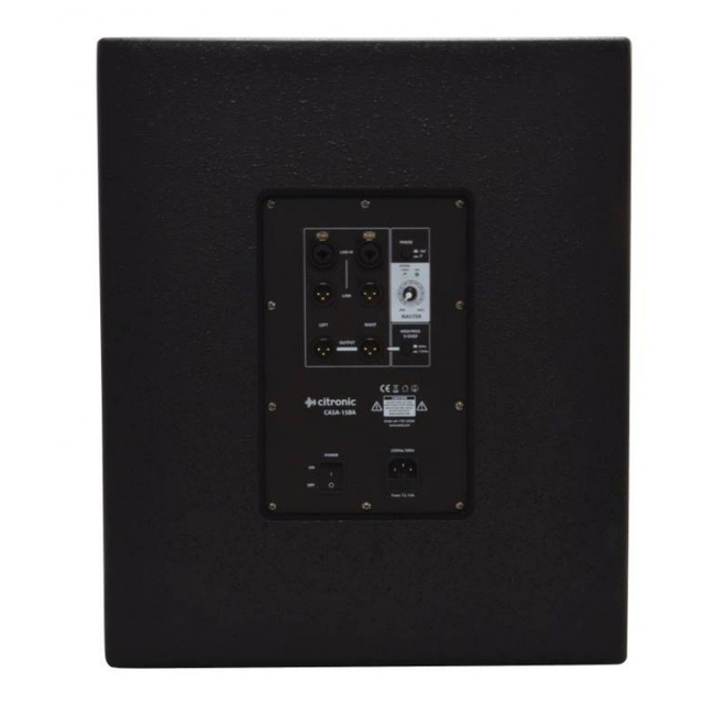 Citronic CASA-15BA Αυτοενισχυόμενο Ενεργό Subwoofer 15" 500W RMS (Τεμάχιο)