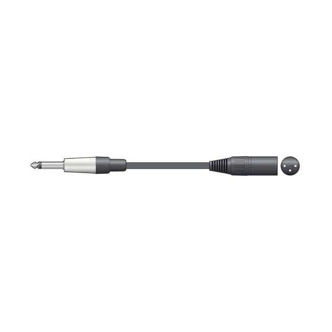M6J-XM1200 Καλώδιο Ήχου 6.3mm Mono Jack Plug - XLR Male 12m (Τεμάχιο)