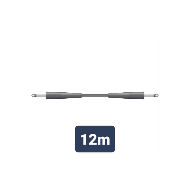 SPJ-J1200 Καλώδιο Ηχείου 6.3mm Mono Jack Plug - 6.3mm Mono Jack Plug 12m (Τεμάχιο)