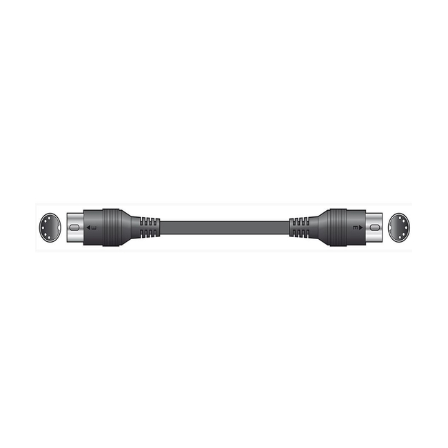 MIDI075 Καλώδιο MIDI 5 Pin Din Plug - 5 Pin Din Plug 0,75m (Τεμάχιο)