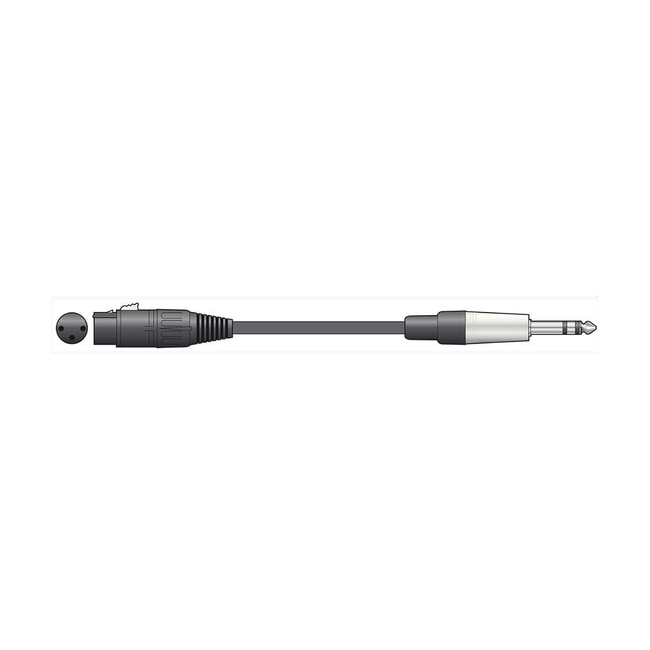 Citronic XF-S6J150 Καλώδιο Ήχου XLR Female - 6.3mm TRS Jack Plug 1.5m (Τεμάχιο)