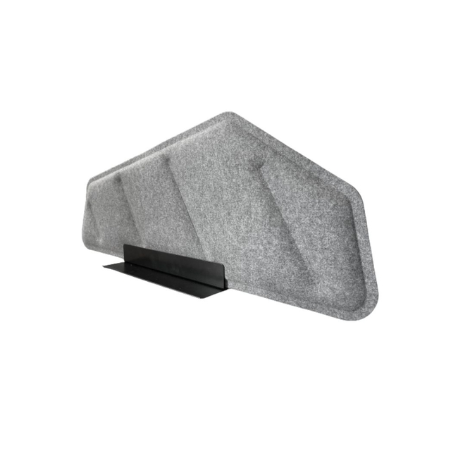 Audiodesigner Leaves Mobile Desk Ηχοαπορροφητικό Διαχωριστικό Γραφείου 45x120x3,8 cm Light/Dark Grey (Τεμάχιο)