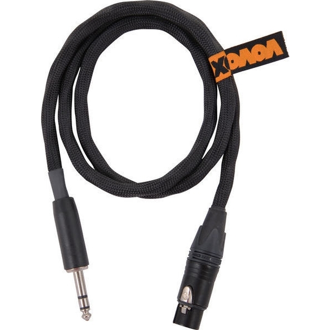Vovox Cable XLR female - 6.3mm male (Link Direct S100) - 1m