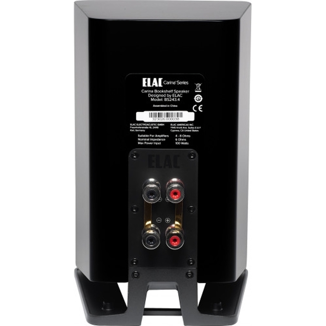 Elac Carina BS 243.4 - Satin Black (Ζεύγος)